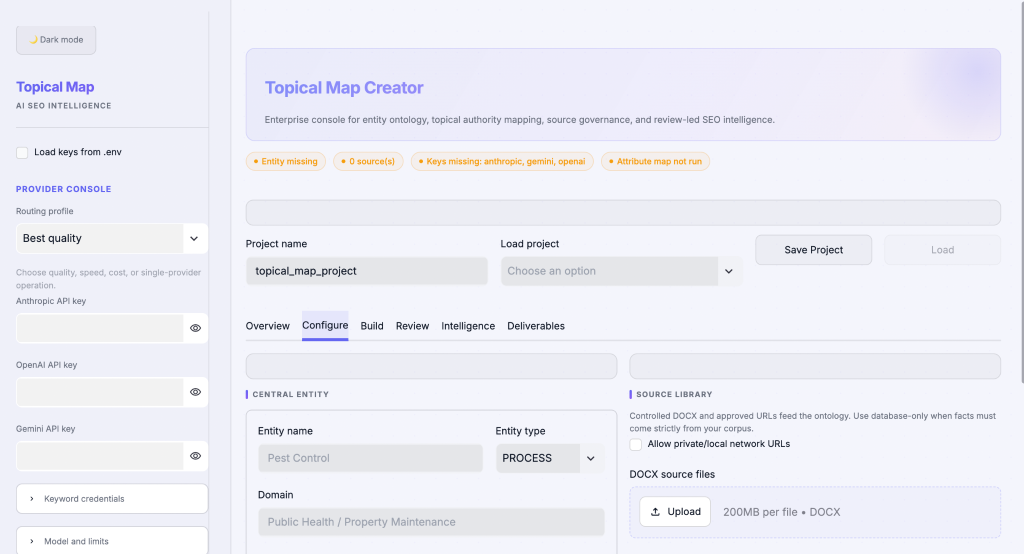 Anup Topical Map Creator Tool